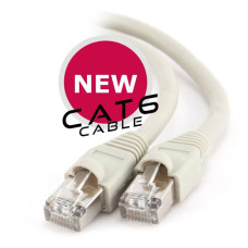 Cat6 Patch Cord With Moulded Strain Relief - 1 Metre Network cable- CB-CAT6/1M Cat6 Patch Cord With Moulded Strain Relief - 1 Metre Network cable- CB-CAT6/1M