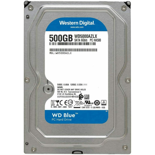 WD BLUE 500GB HDD hard drive 3.5"